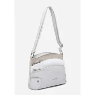 Torebki damskie - Zgrabna Szara Listonoszka Luigisanto Praktyczna Torebka Skóra Eko - miniaturka - grafika 1