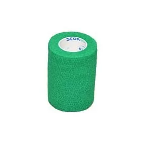 STOKBAN StokBan 10 x 450cm-ciemnozielony Bandaż elastyczny samoprzylepny TOW009553 - Apteczki i materiały opatrunkowe - miniaturka - grafika 1