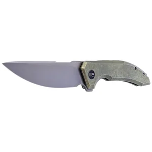 Nóż składany WE Knife Quixotic Green Titanium, Silver Bead Blasted CPM 20CV (WE21016-4) - Noże - miniaturka - grafika 2
