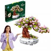 Klocki - Drzewko bonsai z klocków 462 el. kreatywny zestaw DIY dekoracja prezent 6+ - miniaturka - grafika 1