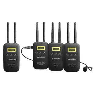 Zestaw do bezprzewodowej transmisji dźwięku Saramonic VmicLink5 RX + TX + TX + TX - Kamery cyfrowe - akcesoria - miniaturka - grafika 1