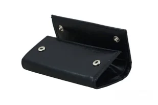 Etui skórzane na klucze / portfel - Czarne - Etui na klucze - miniaturka - grafika 5