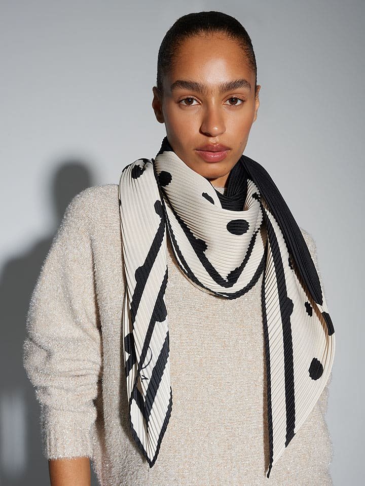 OPUS Chusta w kolorze beżowo-czarnym