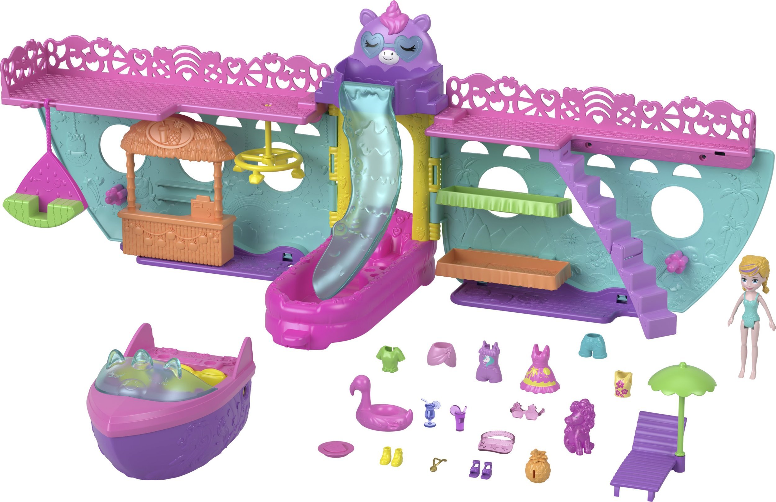 Mattel „Polly Pocket“ vienaragio laivo rinkinys