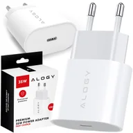 Ładowarki do telefonów - Szybka Ładowarka sieciowa 35W Mocna do iPhone ALOGY USB-C USB typ C PD GaN - miniaturka - grafika 1