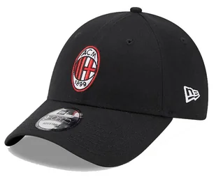 Czapka z daszkiem NEW ERA AC Milan 9FORTY czarna - Czapki damskie - miniaturka - grafika 1