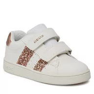 Buty dla dziewczynek - Sneakersy Geox J Eclyper Girl J45LRA 000BC C1ZH8 M White/Rose Gold - miniaturka - grafika 1