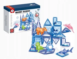 KLOCKI MAGNETYCZNE 54el KONSTRUKCYJNE UKŁADANKA 3D EDUKACYJNE 125A - Układanki dla dzieci KLOCKI MAGNETYCZNE 54el KONSTRUKCYJNE UKŁADANKA 3D EDUKACYJNE 125A - Układanki dla dzieci - miniaturka - grafika 1