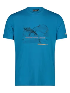 CMP Koszulka funkcyjna w kolorze niebieskim - Koszulki sportowe męskie - miniaturka - grafika 1