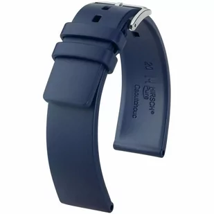 Niebieski pasek kauczukowy 22 mm HIRSCH Pure 40538880-2-22 (L)  | OFICJALNY SKLEP | RATY 0% • Zapłać później PayPo • GRATIS WYSYŁKA ZWROT DO 365DNI - Akcesoria do zegarków - miniaturka - grafika 1