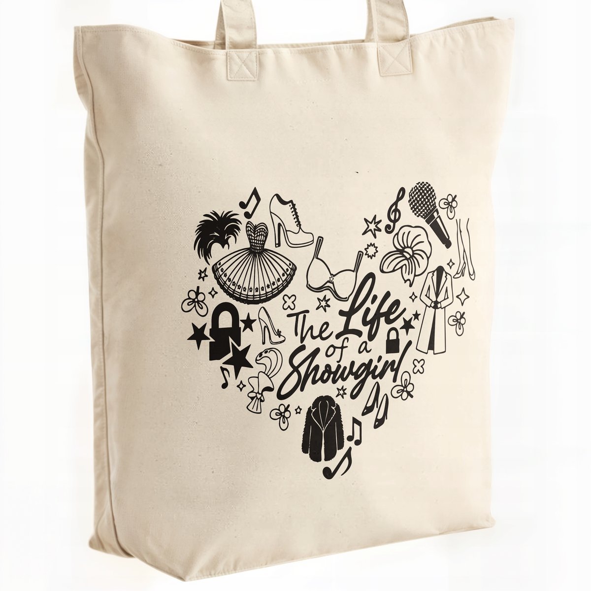 Torba bawełniana premium na zakupy Taylor Swift The Life Of A Showgirl