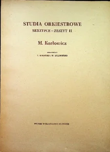 Studia Orkiestrowe Skrzypce Zeszyt II - Książki o kulturze i sztuce - miniaturka - grafika 1