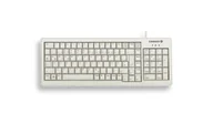 Klawiatury - CHERRY XS G84-5200 klawiatura Biuro USB + PS/2 AZERTY Francuski Szary  G84-5200LCMFR-0 - miniaturka - grafika 1