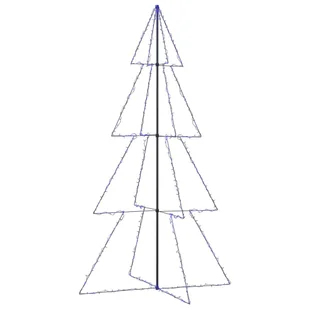 vidaXL Ozdoba świąteczna w kształcie choinki, 360 LED, 143x250 cm - Ozdoby bożonarodzeniowe - miniaturka - grafika 1