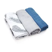 Pieluchy - Kerstin Pieluchy Pieluszki Muślinowe 3 Szt. Baw. - miniaturka - grafika 1