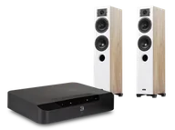 Zestawy stereo - Bluesound POWERNODE EDGE (czarny) + Diva 5 (dąb) - miniaturka - grafika 1