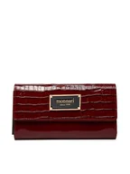 Portfele - Monnari Duży Portfel Damski PUR0120-M05 Bordowy - miniaturka - grafika 1