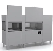 Zmywarki gastronomiczne - Zmywarka tunelowa KRUPPS EVOLUTION LINE moduły mycia wstępnego, płukania końcowego, suszenia EVO401 Resto Quality - miniaturka - grafika 1