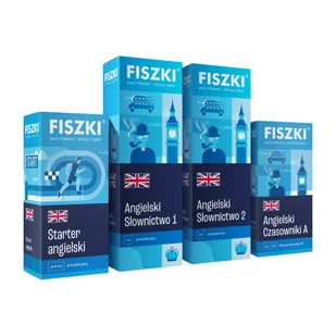 Zestaw Fiszek – Angielski dla początkujących (poziom A1-A2) - Książki do nauki języka angielskiego - miniaturka - grafika 1