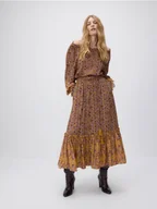 Spódnice - Reserved - Wzorzysta spódnica z wiskozy - wielobarwny - miniaturka - grafika 1