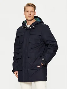 Hunter Kurtka zimowa HARM0002242 Granatowy Regular Fit - Kurtki męskie - miniaturka - grafika 1