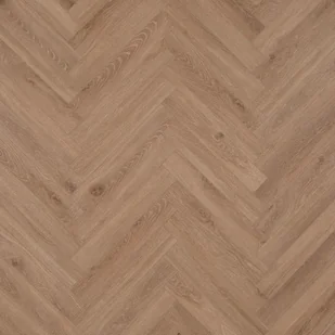 PANELE PODŁOGOWE WODOODPORNE JODEŁKA BERRY ALLOC BLOOM LIGHT BROWN A CHATEAU 62002710 AC5 8mm 4v-fuga - Panele podłogowe - miniaturka - grafika 1