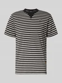 Koszulki męskie - T-shirt z wyhaftowanym logo model ‘Nifous’ - miniaturka - grafika 1