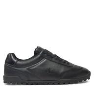 Sneakersy męskie - Sneakersy Calvin Klein Jeans YM0YM01191 Czarny - miniaturka - grafika 1