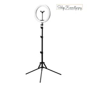 Lampy kosmetyczne - GLOW lampa pierścieniowa ring 13" RGB bsc ze statywem 10W - miniaturka - grafika 1