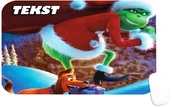 Podkładki pod mysz - PODKŁADKA POD MYSZKĘ Z GRINCH ŚWIĘTA MIKOŁAJ PREZENT -TEKST -29X36 - miniaturka - grafika 1
