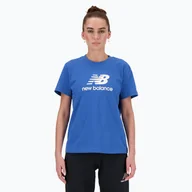 Koszulki i topy damskie - Koszulka damska New Balance Jersey Stacked Logo T-Shirt blueagat - miniaturka - grafika 1