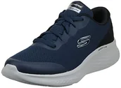 Trampki męskie - Skechers Męskie trampki NVBK 232591, granatowa siatka/Duraleather/Trim, 8,5 UK - miniaturka - grafika 1