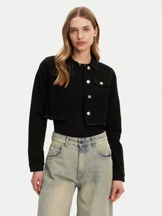 ONLY Kurtka jeansowa Woder 15256098 Czarny Regular Fit - Kurtki damskie - miniaturka - grafika 1