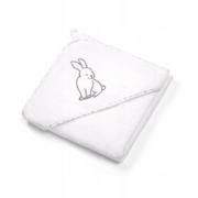 Koce i narzuty dla dzieci - BabyOno okrycie kąpielowe welurowe-ręcznik z kapturkiem 100x100 - miniaturka - grafika 1