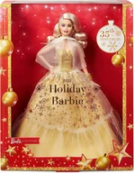 Lalki dla dziewczynek - Lalka Barbie Kolekcjonerska Świąteczna HJX08 - miniaturka - grafika 1