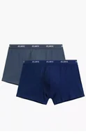 Majtki damskie - 2-pack bokserki męskie 2RMH-011-NIEC/NIE, Kolor niebieski, Rozmiar S, ATLANTIC - Primodo.com - miniaturka - grafika 1