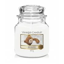 Świece - Yankee Candle Med Jar średnia świeczka zapachowa Soft Blanket 411 g - grafika 1