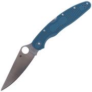 Noże - Nóż składany Spyderco Police 4 Lightweight FRN Blue, K390 Plain (C07FP4K390) - miniaturka - grafika 1