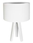 Lampy stojące - Macodesign Lampa stołowa Lilia 010s-061w, srebrna, 60 W - miniaturka - grafika 1