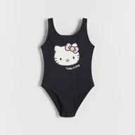 Stroje kąpielowe dla dziewczynek - Reserved - Strój kąpielowy Hello Kitty - Czarny - miniaturka - grafika 1