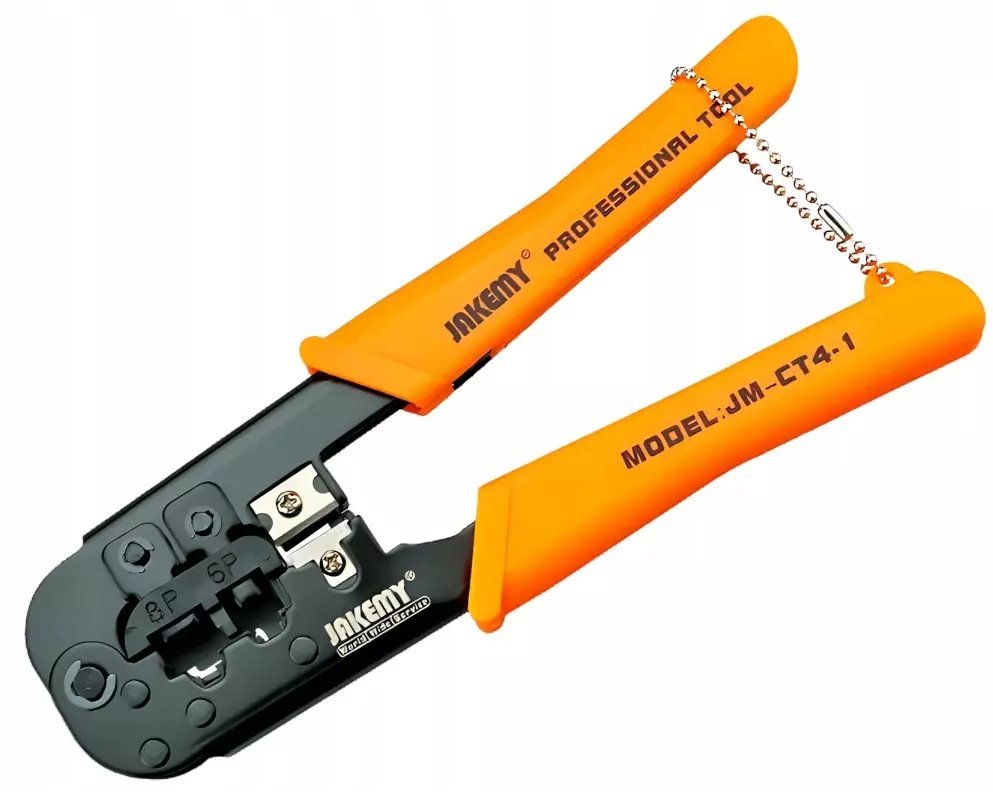 Jakemy Zaciskarka wtyków RJ45 RJ12 RJ11 JAKEMY JM-CT4-1