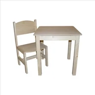 Zestawy mebli dla dzieci - MEBLE DZIECIĘCE STOLIK + KRZESEŁKO MALUCHA PEŁNE - miniaturka - grafika 1