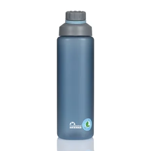 Butelka na wodę Majestic Sport James Mat 1000 ml ciemnoniebieska - Shakery i bidony sportowe - miniaturka - grafika 1