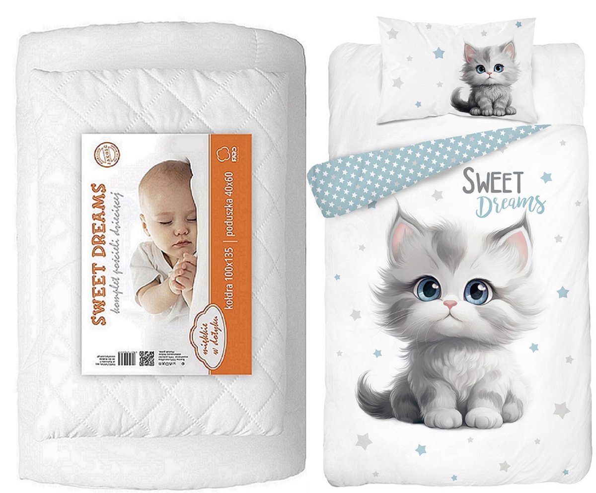 Komplet pościeli 100x135 do łóżeczka 4el z kołdrą i poduszką wyprawka (1) (1)