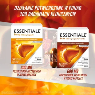 Essentiale MAX 600 mg, 30 kapsułek - Układ pokarmowy - miniaturka - grafika 5