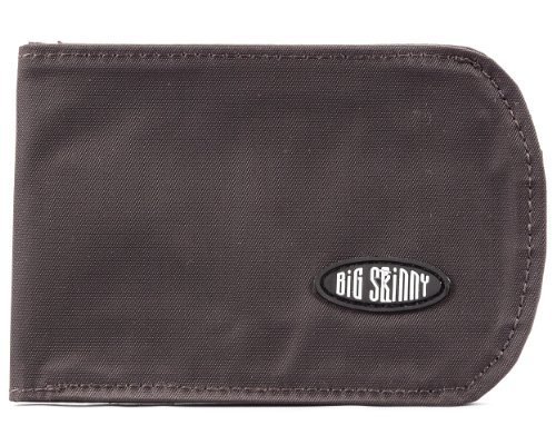 Big Skinny Męski portfel Curve Bi-Fold Slim mieści do 20 kart, brązowy