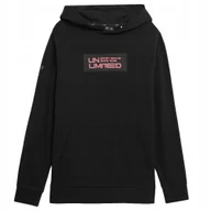 Bluzy męskie - 4F Bluza Męska Z Kapturem Sportowa Tswsm549 Xxl - miniaturka - grafika 1