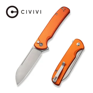 Nóż składany Civivi Chevalier II Orange Aluminium, Satin 14C28N (C20022B-2) - Noże - miniaturka - grafika 1
