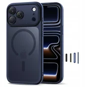Etui i futerały do telefonów - Etui Tech-Protect Magpeak MagSafe CC do Apple iPhone 17 Pro Max Matte Deep Blue - miniaturka - grafika 1