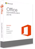 Programy biurowe - Microsoft Office 2016 Home & Student 32/64 Bit - klucz produktu (Key) - miniaturka - grafika 1